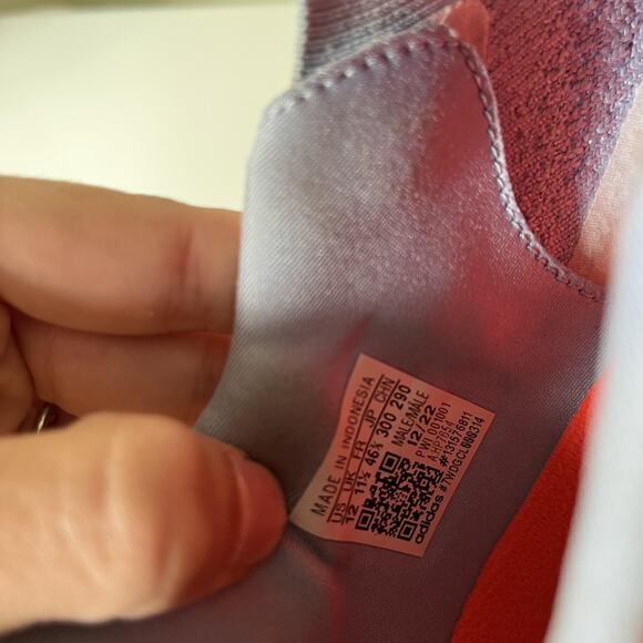 adidas 4DFWD Shoes Mens Size 12 Gray Black Orange 3D Lattice Midsole Running - Picture 10 of 11